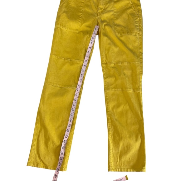 Cabi Marigold Yellow Utility Trousers Cargo Style Pants - Womens Size 6 - Picture 4 of 10
